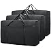 Camptopsy 3 pack 150L aufbewahrungstasche groß tasche verdicktes Oxford-Tuch,Verstärkter Griff und robuster Reißverschluss für bettdecken kleidung Decke, Kissen und Bettwäsche (100 x 56x 27cm)