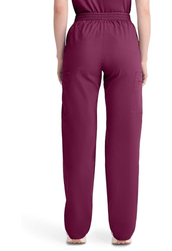 Image of Dickies EDS Signature Scrubs for Women, Elastic Waist Pull-On Cargo Pants for Women in Soft Brushed Poplin - 86106