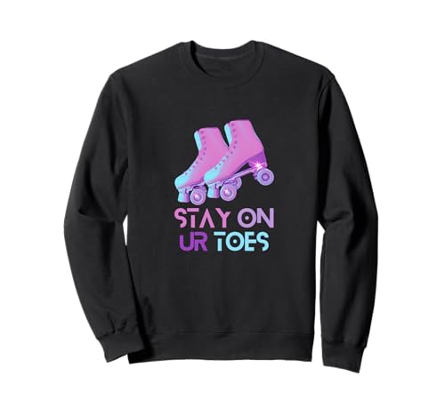 Artistic indoor Outdoor Quad Roller Skating Dance Toes Sweatshirt