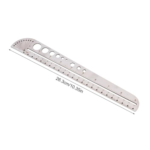 Règle de mesure d'angle en acier pour les tracés de construction précis - 2