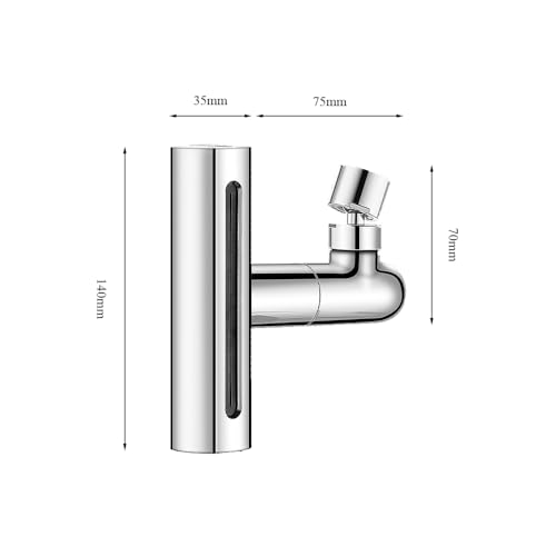 Conob CONOB-WKF2 4 In 1 Chrome Large Kitchen Faucet Spray Head, Multifunction Aerator thumb #1