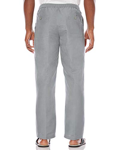 Cubavera Men's Linen-Blend Pants With Drawstring (Size Small - 5X Big & Tall), Sedona Sage, Small/32" Inseam