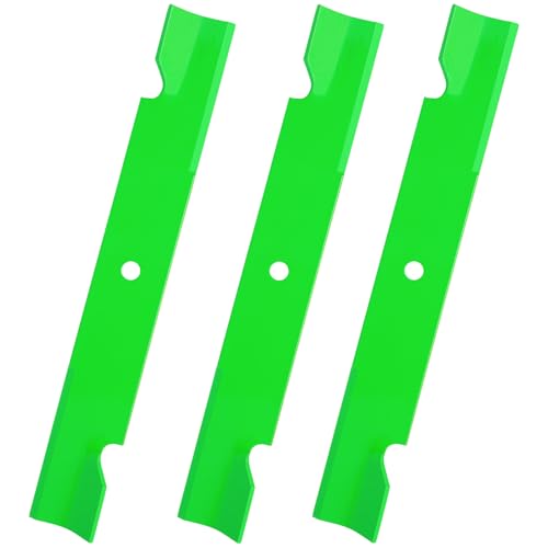 UIOWJC 54 Deck Mower Blades Assembly Fit for Bad Boy Zero Turn MZ Magnum Toro 54 Recyclers Replaces OEM 038-0005-00 (3 Pack)