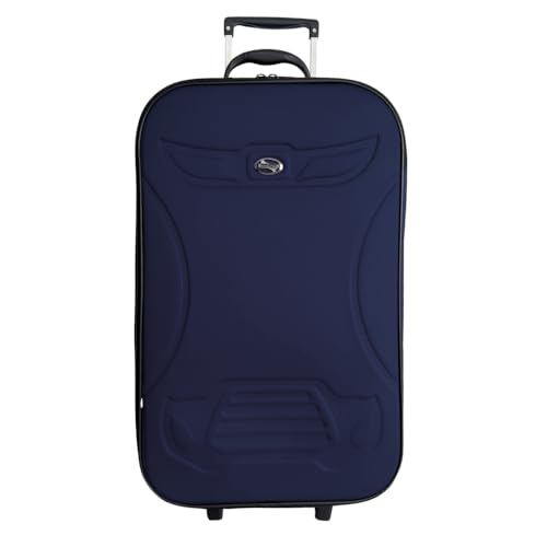 Mala de Viagem 28Kg Para Despacho Forrada e Resistente (Azul)
