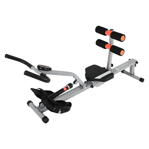 Rameur pour usage domestique - Résistance magnétique réglable, design pliable et compact