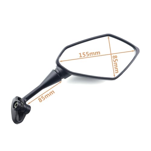 Espejo moto lateral para Suzuki SV650 SV1000S y retrovisores de motocicleta carbono 4