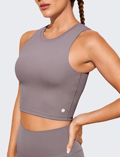 Image of Natural Feelings Nudi Sports Bras for Women Removable Padded Yoga Tank Tops Sleeveless Fitness Workout Crop Tops