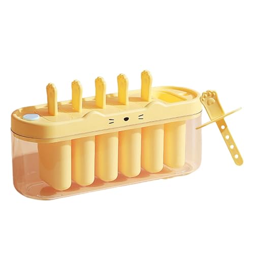 Moules À Glace – Machine À Collations Saines Faites Maison, Conception Réutilisable À 6 Cavités, Dimensions 23 X 8 X 12,5 Cm, Qualité Alimentaire PP...