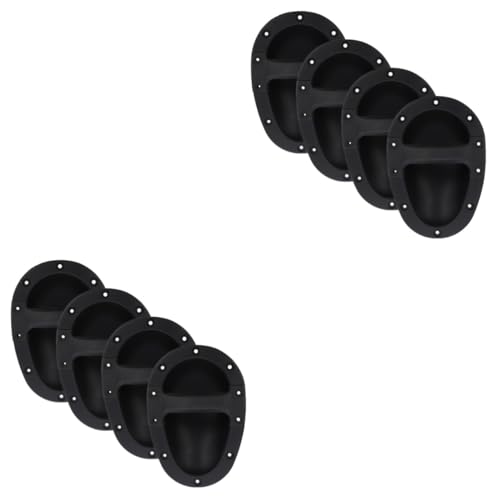 DOITOOL 2sets Durable Speaker Handle Comfortable Barrier Handles for Amplifiers Speaker Accessories Easy to Install Lightweight Design for Safe Equipment Transport 4pcs*2