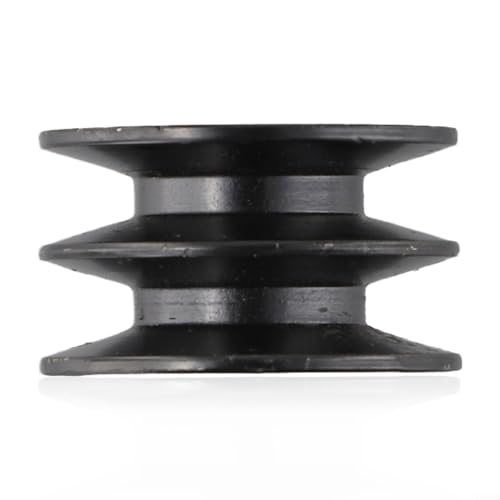 Double V Belt Pulley 20mm Bore Groove Pulley A Belt for Compatible For 168F 170F Engines with GX110 7HP Engine Models Use (Flat head)