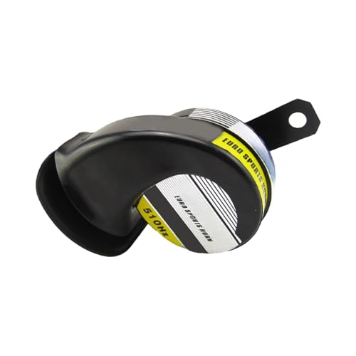 OAJABBGE Allgemeines 12-V Automobil Schneckenhorn Starkes Metalldesign Hoher Ton Verbesserte Sicherheit Für Autos wasserdichte Autohupe