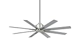 MINKA-AIRE F896-52-BNW Xtreme H2O 52" Ceiling Fan, Brushed Nickel Wet