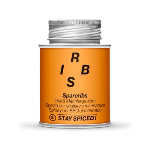 STAY SPICED ! Barbecue for Champions I Köstliches Spareribs Gewürz I Rib Rub für Fleischliebhaber...