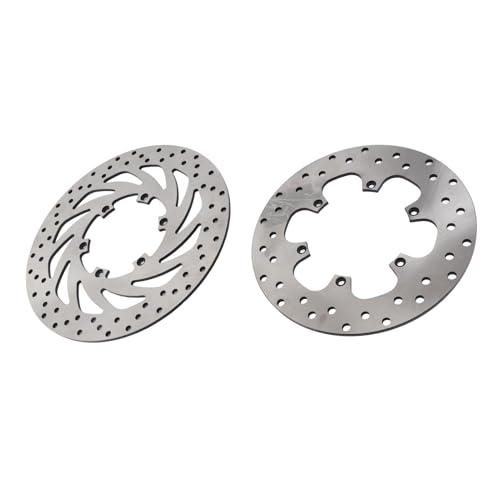 Akozon Rotores de Freno de Disco Trasero Motocicleta Akozon para F650GS F650ST F650 GS ST F 650GS 650ST 1993-2007, Pastillas Freno Eficientes, Almohadillas Traseras 60 Mm Disco Delantero 300 Mm,