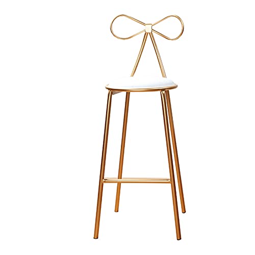 Chaises de bar modernes dossier papillon blanc pour tabouret cuisine salon