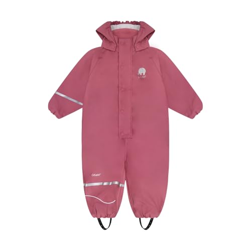 Image of CeLaVi European Kids Rain, Mud and Snow Suit for Boys Girls with Detachable Hood, Waterproof 2 Pcs Rain Set or Onepiece