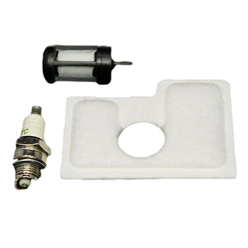 Clynex Filtro de aire, for STIHL, MS170 MS180 2-Mix BJ gasolina, for Bosch, bujía 1x filtro combustible Reemplazo de bujía de cortadora de césped