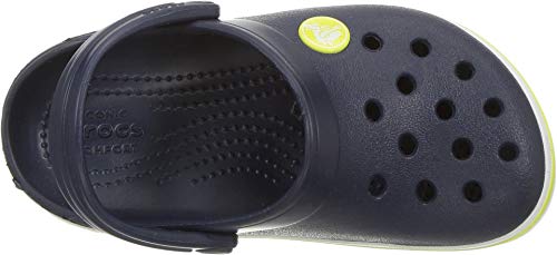 Image of Crocs Kids' Crocband Clog,navy /citrus,5 M US Big Kid