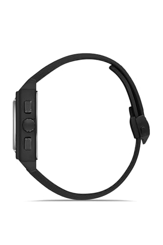 Image of Ferro Designed in Italy Acqua Analog Black Square Dial Men's Watch - FM11553D-G