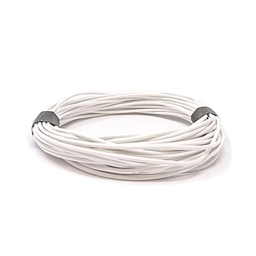 DBG 0.75mm² Automotive Cable – 18 AWG Single Core Thin Wall PVC Wire, 14A Current Rating, Flexible, Ideal for Auto, Marine, and DIY Electrical Applications (White, 100 Metre)