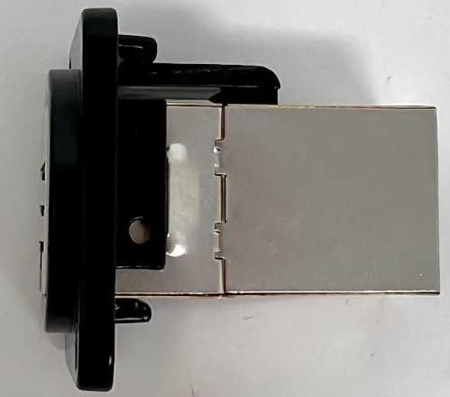 RiteAV Conector Cat 6 Panel Pasante Metal Negro miniatura 2