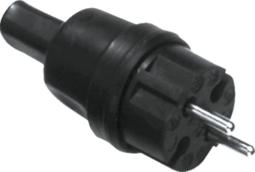 Bachmann Flat Cable Plug for Illumination Cable 740.002, W125898665 (Illumination Cable 740.002, Black, Rubber, AC, 250 V, 16 A, 1 pc(s))