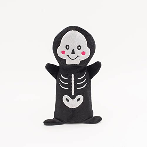ZippyPaws - Halloween Colossal Buddie - Soft Squeaker Plush Dog Toy with Unique Sound - Skeleton