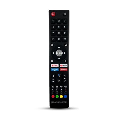 Image of BLACKSHEEP Compatible for BPL TV Remote Control Suitable for Smart Android 4K LED UHD HD Television with OTT Hotkeys Without Voice Command (Please Match Old Remote Before Order)