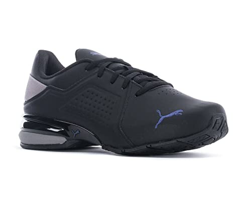 Image of Puma Mens Viz Runner Puma Black-Puma White Running Shoe