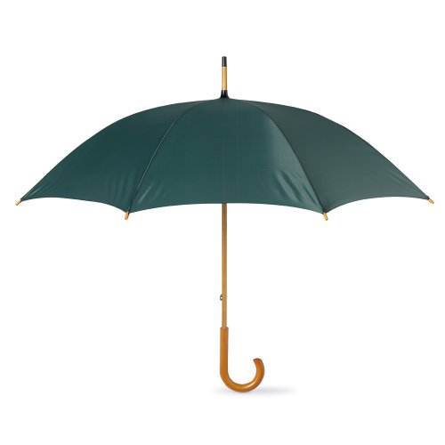 Image of eBuyGB Classic Umbrella with Wooden Handle - Manual Opening Wedding Gentlemans Brolly