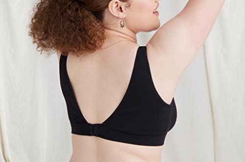 MeUndies –Stretch Organic Cotton V-Neck Bra – Comfortable Bralette for Women – No Underwire - Amazon Exclusive Fabric4
