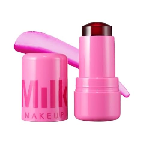 Milk Makeup Cooling Water Jelly Tint, Burst (Poppy Pink) - 0.17 oz - Sheer Lip & Cheek Stain - Buildable Watercolor Finish - 1,000+ Swipes Per Stick - Vegan, Cruelty Free Cover