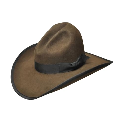 Chapeau tissé ceinture style Fedoras occidental pour événements et rassemblements festifs