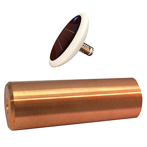 Baoblaze 2 peças de ânodo de cobre solar para piscina Ionizador solar Purificador de água Piscina in