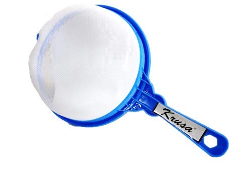 Krusa Plastic Juice & Soup Strainer, Size Number 8, 38cm Long, Big Size (Colour May Vary)
