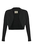 70% Acrylic 30% Lycra Collectif Jean Bolero Antique Black, Bolero, 60er Grösse XS/S