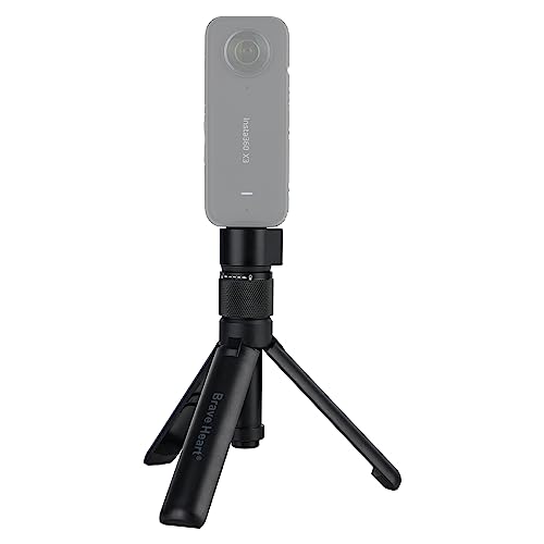 Image of Brave Heart Bullet Time Handle Tripod Multi-Functional Tabletop Fold Tripod for insta360 Insta 360 X4 X3,ONE RS,GO 2,ONE X2,ONE R,ONE X ONE RS GO 3 GO 2 Action Sport Camera Accessories