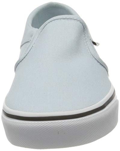 Vans Vans Women's Asher Sneaker, Canvas Ballad Blue White, 7.5