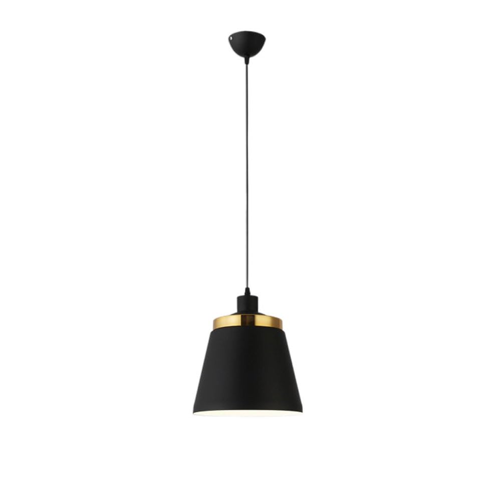Lustre de plafond E27 chic et suspension haut de gamme en métal coloré
