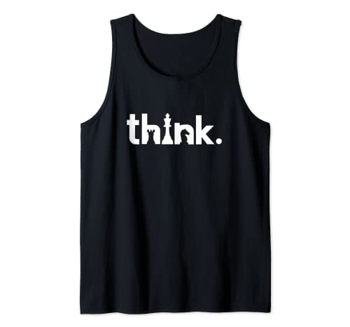 Think Scacchi Tee - Per Giocatori e Amanti di Gambit Canotta