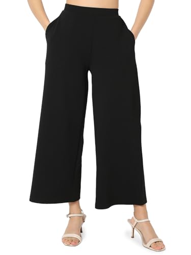 Image of Smarty Pants Women's Cotton Rib Pleated Trouser.