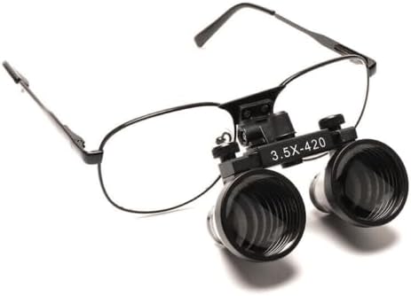 DY-104 Medical 3.5X Binocular Loupes Magnifier with Metal Frame