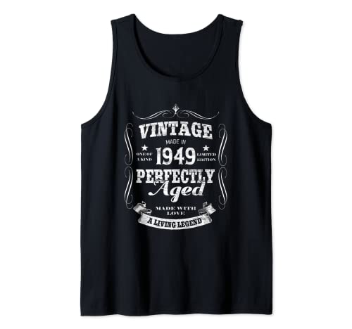 Feliz Cumpleaños 1949 Camiseta sin Mangas
