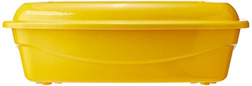 Bandeja Alta comBorda Cat Plus Grandee Amarela Pet Injet para Gatos