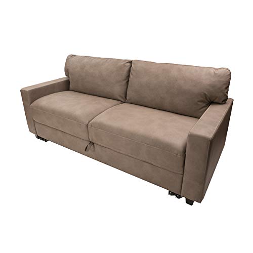 Camper Comfort 68" Rollout Sleeper Sofa | Color: Coddington Taupe RV Furniture |