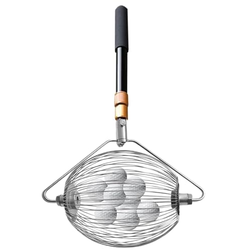 Nut Gatherer Roller, Walnut Picker Tool, Stainless Steel Nut Collector, Rolling Ball Picker, Garden Fruit Picker, Golf Ball Collector, Tennis Ball Picker, Pick Up Tool For Fruits, Garden Tools For Nut
