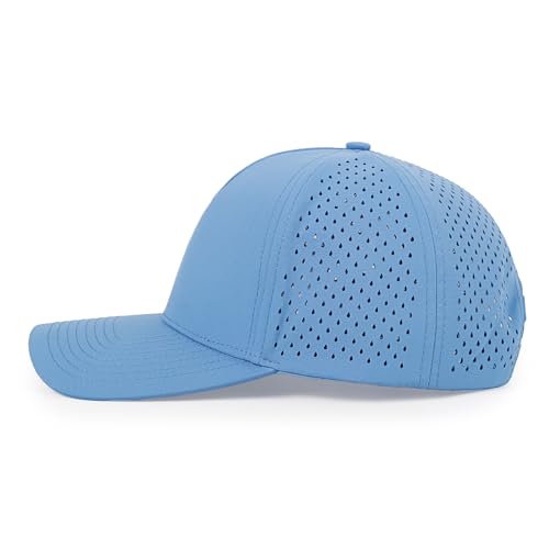 Image of Quick Dry Baseball Cap Curved Brim Mesh Snapback Hat for Men Women