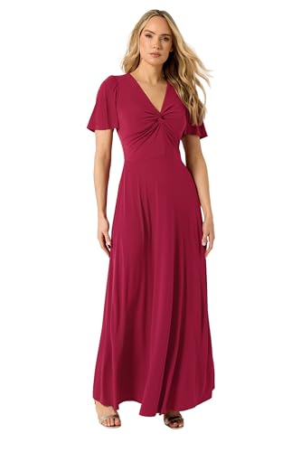Image of Long Tall Sally - LTS Tall Twist Front Maxi Dress - Women's Red