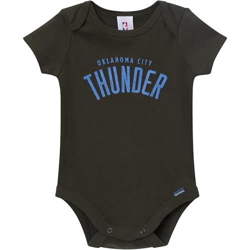 Image of Gerber Baby NBA Boys & Girls 2-Pack Short Sleeve Onesie Bodysuits