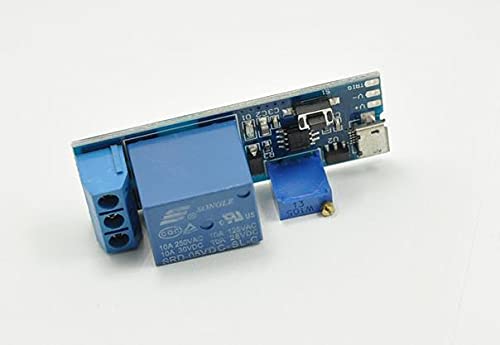 5PCS Adjustable delay Switch Module 12V Power Off and Power on Trigger delay Relay Module Timer